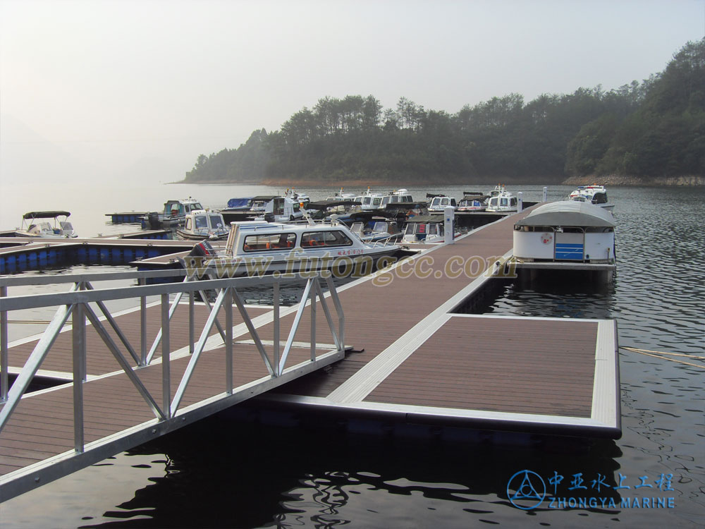 安徽黄山太平湖游艇码头已顺利完工