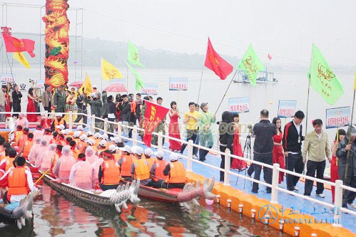 Dragon Boat Stage in Qin County, Shanxi