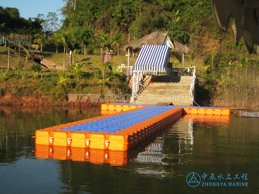 Floating Wharf in Xishuangbanna, Yunnan