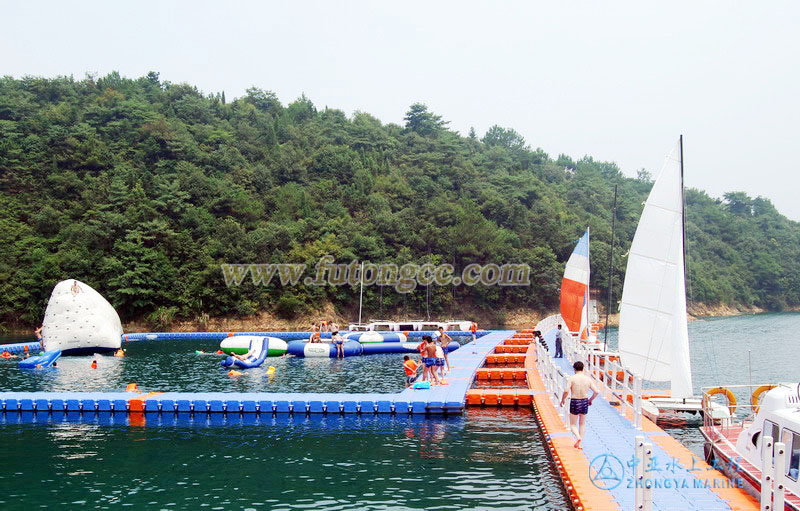 Jiangxi Zhelin Lake Floating Bridge