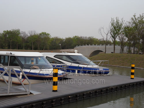 我司承建上海海湾集散中心游艇码头