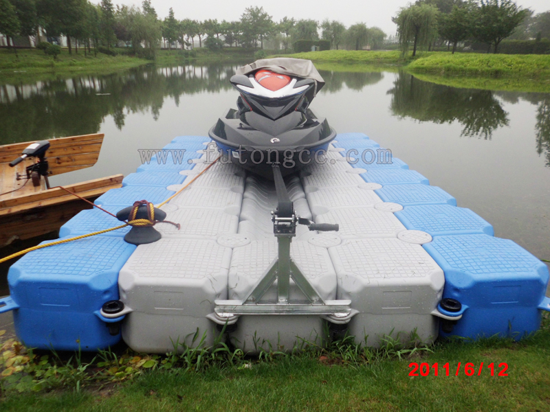 Motorboat wharf of a certain reservoir in Huangyan