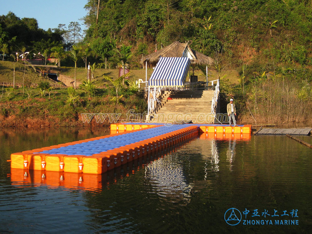 Floating Wharf in Xishuangbanna, Yunnan