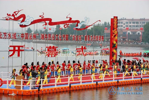 Dragon Boat Stage in Qin County, Shanxi