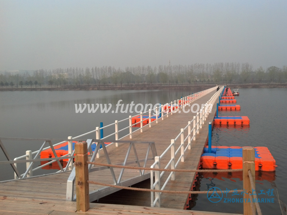 Fen River Floating Bridge in Linfen, Shanxi