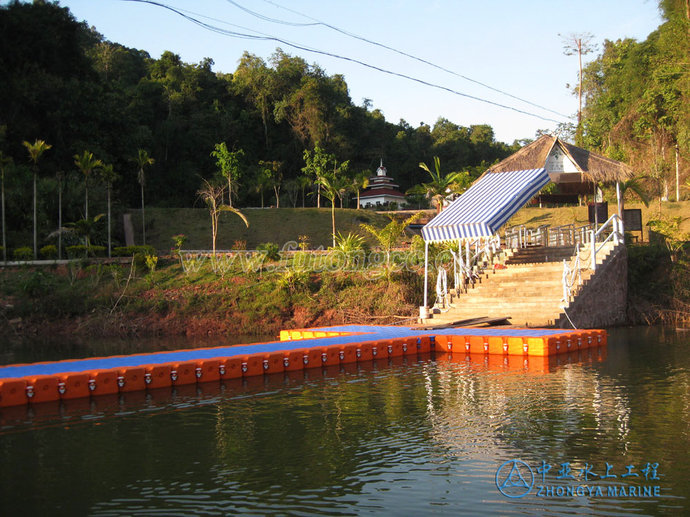 Floating Wharf in Xishuangbanna, Yunnan