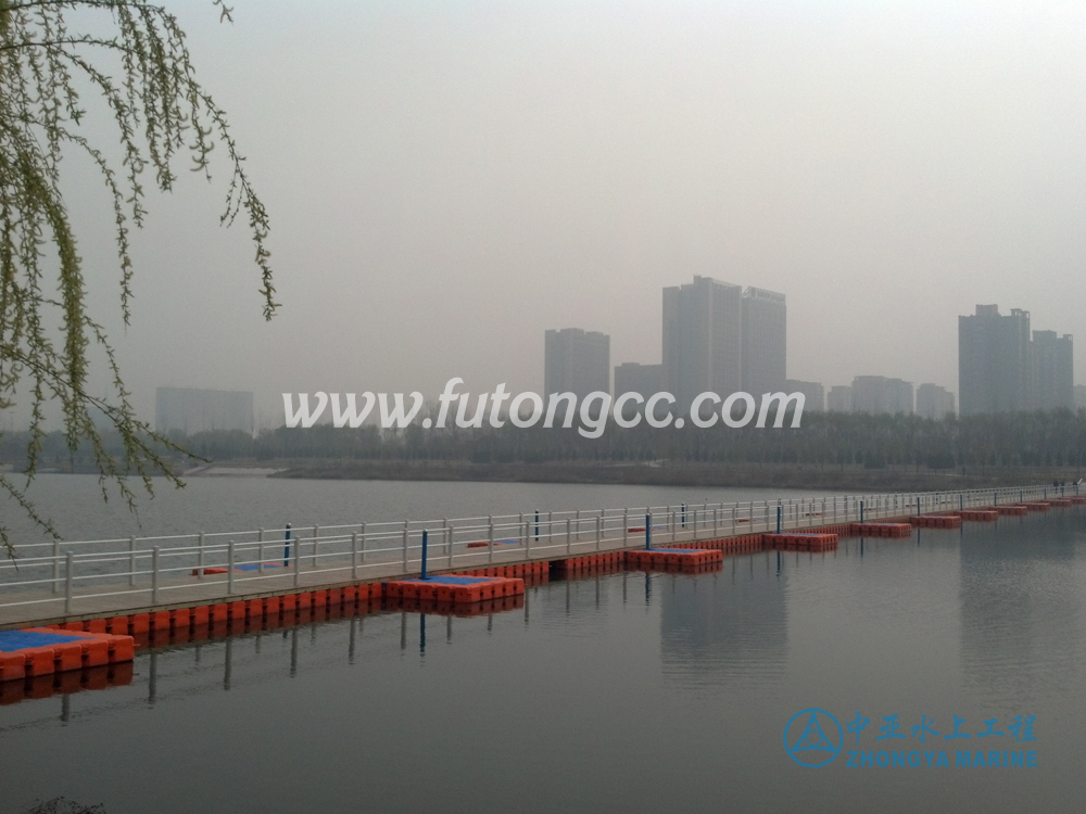 Fen River Floating Bridge in Linfen, Shanxi