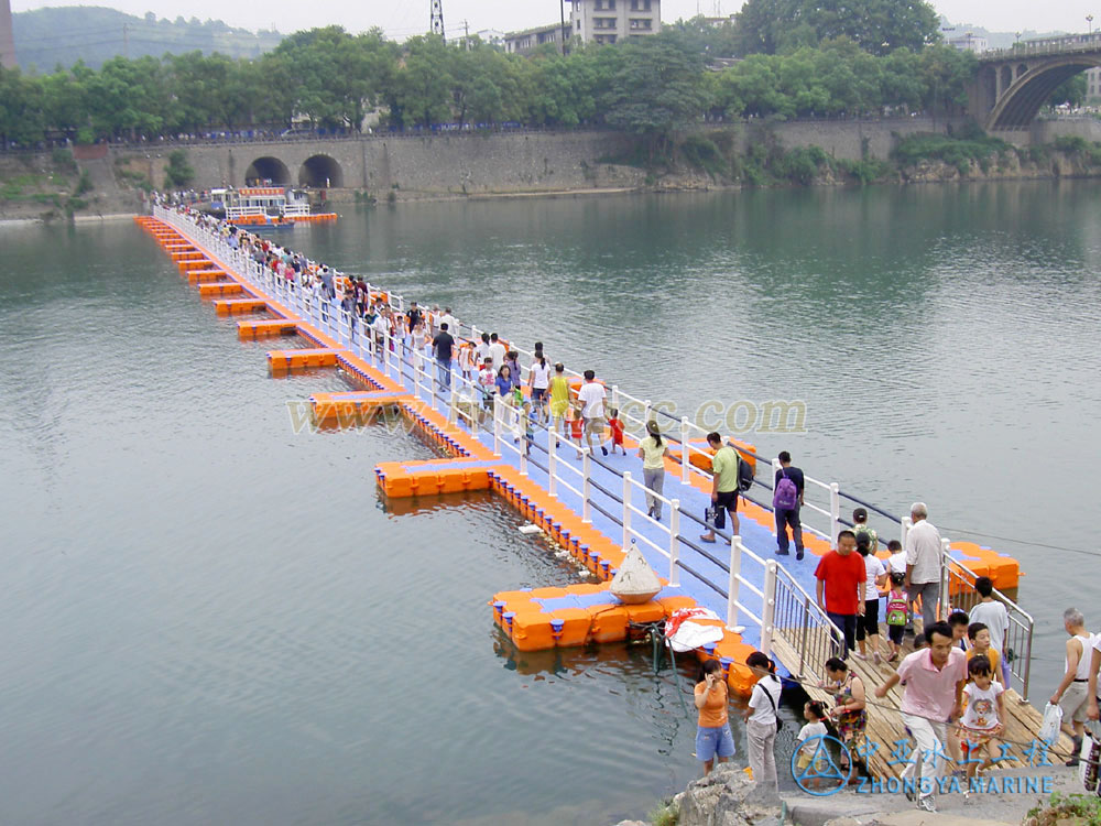 湖南永修零陵区交通浮桥